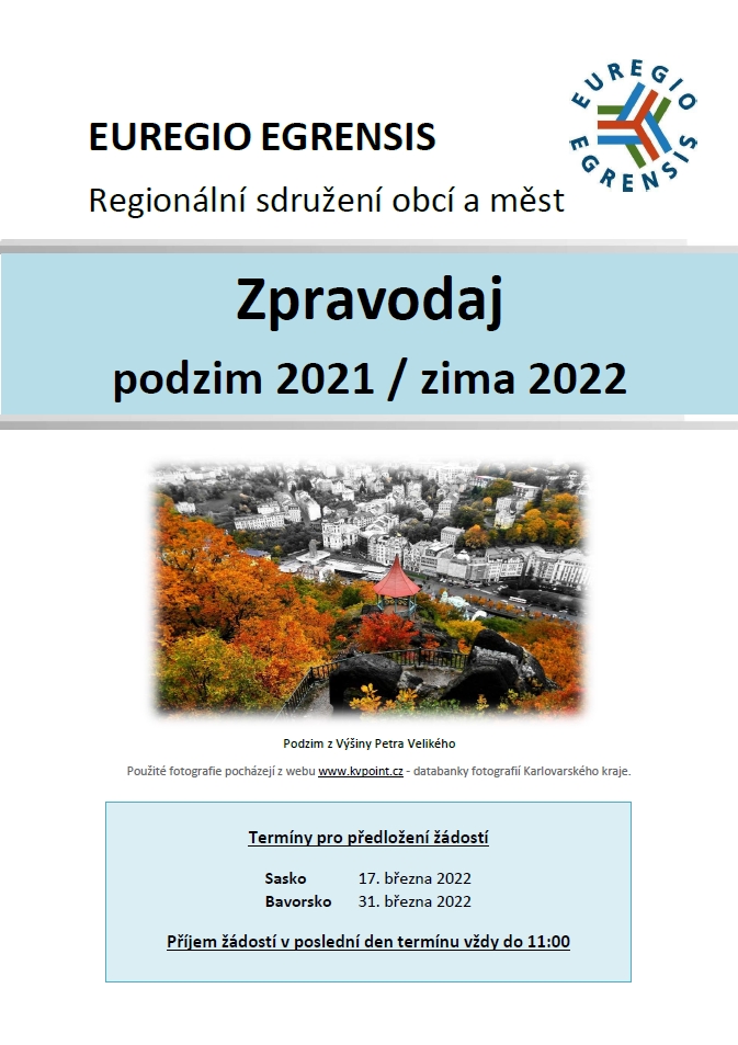 Zpravodaj Euregia Egrensis - podzim 2021 / zima 2022