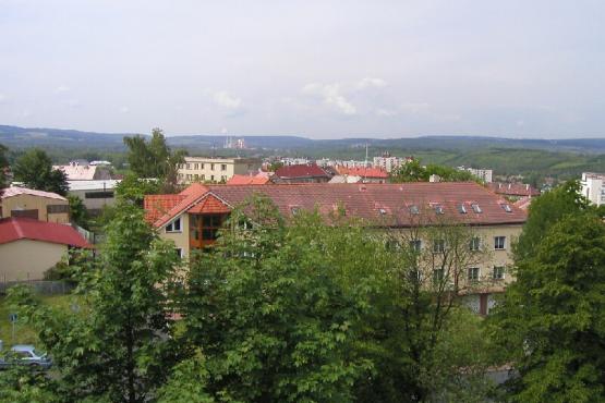 Rozhledna Hard - výhled k Tisové