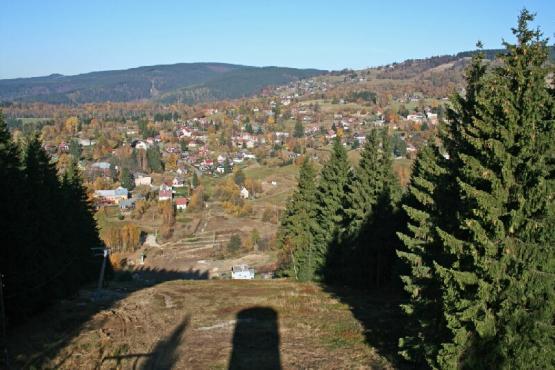 Olověný Vrch u Kraslic - výhled na Bublavu