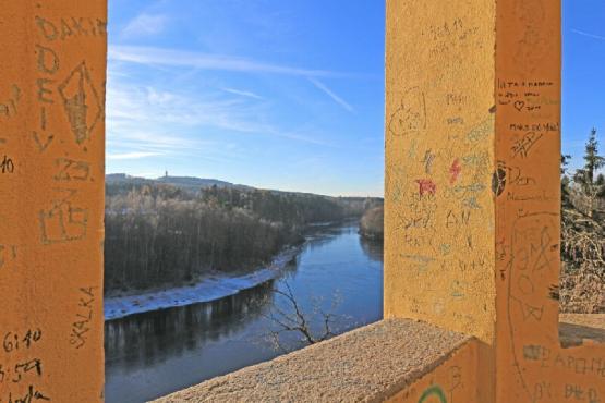 Vyhlídka Chebská stráž - výhled na Zelenou horu