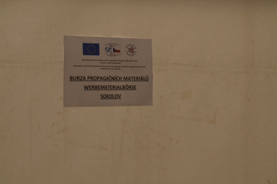 Burza propagačních materiálů v Sokolově - 14.09.2013