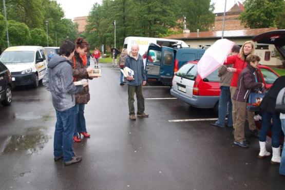 Burza propagačních materiálů v Chebu - 01. 06. 2013