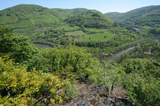 PP Čedičová žíla Boč údolí Ohře