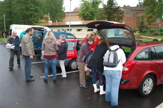 Burza propagačních materiálů v Chebu - 01. 06. 2013