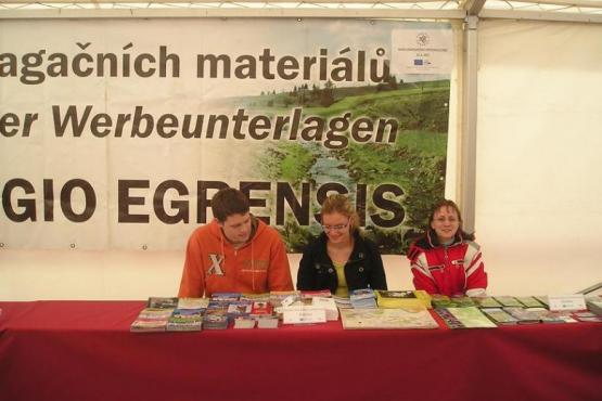 Burza propagačních materiálů v Chebu 2010